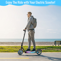 Scooter Eléctrico Plegable de Dos Ruedas con Motor sin Escobillas y Aplicación, Disponible en Almacenes de EE. UU./Reino Unido/UE