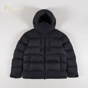 Veste en duvet d'oie blanc de qualité supérieure pour homme, 800 grammes de puissance de gonflage, certifiée RDS, poids de rembourrage 90-150 grammes, légère et chaude, noire - Product Image 1