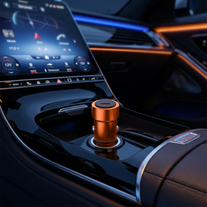 อะแดปเตอร์ชาร์จในรถยนต์ OEM 30W PD ชาร์จเร็ว สีกาแฟ อลูมิเนียม พอร์ต USB-C รองรับไฟ DC 12-24V สำหรับ <span class=keywords><strong>iPhone</strong></span> และ Android <span class=keywords><strong>ราคา</strong></span>ขายส่ง - Product Image 4