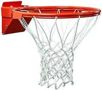 Panier de basket métallique suspendu 2-en-1 réglable pour porte avec panier à linge intégré