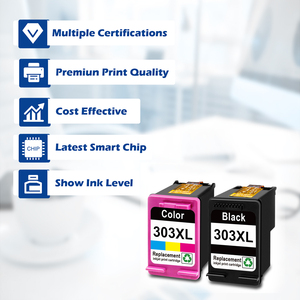 <span class=keywords><strong>Cartouche</strong></span> d'encre à jet d'encre remanufacturée ShinColor 303 XL 303XL Premium Color pour HP303 pour <span class=keywords><strong>imprimante</strong></span> <span class=keywords><strong>HP</strong></span> <span class=keywords><strong>ENVY</strong></span> Photo 6220 <span class=keywords><strong>6230</strong></span> 6232 - Product Image 3