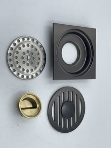 Drain de sol moderne en acier inoxydable poli de 4 pouces, anti-corrosion, désodorisant, pour hôtels, directement de l'usine - Product Image 5