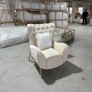 Luxury <b>Single</b> <b>Sofa</b> <b>Chair</b> - Modern Fabric Leisure <b>Chair</b> for Living Room - Product Image 4