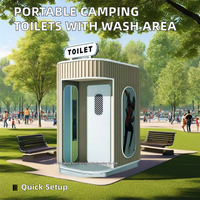 Salles de bain portables modernes en acier pour le camping en plein air, les parcs et les toilettes, multi-usages pour les maisons, les magasins, les appartements et les hôpitaux