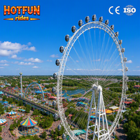 Grande Roue de Luxe Hotfun de 75 m avec Éclairage LED – Attraction Moderne pour Fêtes Foraines et Sites Touristiques Urbains