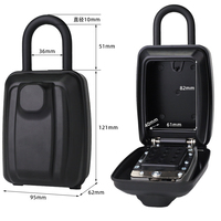 Contraseña de gran capacidad Impermeable Metal Montado en la pared Almacenamiento portátil Cerradura DE SEGURIDAD Caja de llaves