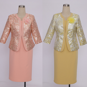 Robe élégante de cérémonie, ensemble deux pièces, costumes de cérémonie pour femmes grandes tailles - Product Image 1