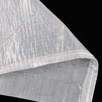 Vente en gros en usine 25kg 50kg Sac en plastique tissé transparent imperméable écologique pour l'emballage de sacs de riz
