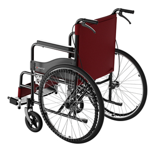 핫세일 경량 임산부 의자 도장된 스틸 프레임 충격 흡수 타이어 미끄럼 방지 핸드림 접이식 휴대용 - Product Image 3