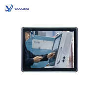 PC Todo en Uno Industrial de 15 Pulgadas, i3/i5/i7 de 8.ª Generación, Pantalla Táctil Capacitiva TFT-LCD, DDR4, TPM2.0, M.2, 9-36V, IP65, Montaje en Pared