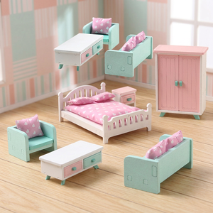 New Arrival Shine Pep Unisex Wooden Doll Furniture Heart Design Educational Wooden Toy 14 Years & Custom OEM ODM Doll Wardrobe - Product Image 3