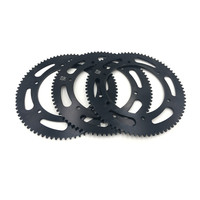 Pignon fendu en alliage d'aluminium usiné CNC Luckyway pour moto tout-terrain, chaîne 35/219, personnalisé pour les kartings, rénovation/mise à niveau