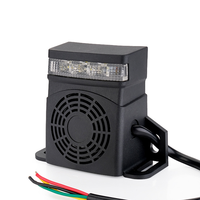 Alarme de recul universelle pour voiture et camion, avertisseur sonore ABS, klaxon de recul 105 dB, bippeur 12 V, voix personnalisable