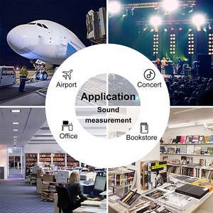 เครื่องวัดระดับเสียงดิจิตอลแบบดิจิตอลสำหรับสภาพแวดล้อมในสถานที่ทำงาน 40~130 เดซิเบล - Product Image 1