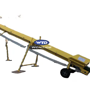 Wontide 5meter Electric Wood Conveyor Log Conveyor Load Wood Electric Motor Engine Transport Logs Wooden CE,ISO9001 Customized