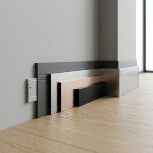 Rodapié <span class=keywords><strong>de</strong></span> Aluminio con Sistema <span class=keywords><strong>de</strong></span> Clip Ajustable <span class=keywords><strong>para</strong></span> Pisos <span class=keywords><strong>de</strong></span> Madera, Losetas y <span class=keywords><strong>PVC</strong></span> - Product Image 2