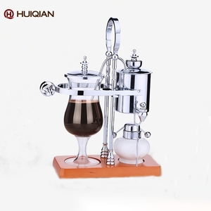 Cafetière à siphon Nispira, Belgique, luxe, famille royale, équilibre, siphon, couleur or, 1 ensemble - Product Image 5