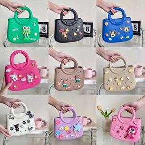 Bolso de playa EVA de color sólido con agujeros, impermeable, para almacenamiento, a la moda, hueco, para viaje - Product Image 3