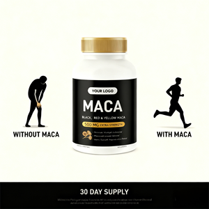 Maca-Ginseng-Kapseln für Männer Natürliche Energie Immununterstützung Magnesiumstearat 60-Kapseln-Formel Steigert Erwachsenen-Ausdauer Maca - Product Image 5