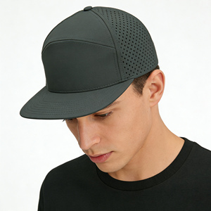 Cappelli Snapback Personalizzati con Taglio Laser e Fori Perforati Impermeabili, Cappelli Hip Hop Snapback - Product Image 1