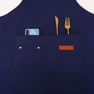 Tablier de travail en toile personnalisé avec logo, nouveau design, pour le nail art, la beauté, la peinture, les restaurants occidentaux, les cafés, la cuisine et le barbecue - Product Image 5
