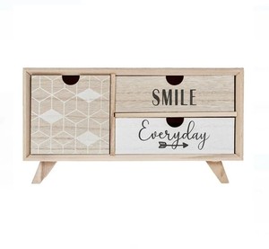 Tùy Chỉnh Cổ Điển Đồ Trang Sức Bằng Gỗ Hộp Với Ngăn Kéo Cá Nhân Biểu Tượng Bán Buôn Quà Tặng Hộp Đồ Trang Sức Bằng Gỗ Tủ Bàn Tổ Chức - Product Image 3