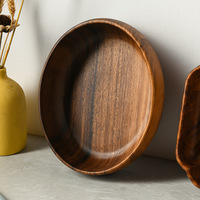 Ensemble de bols à collation en bois d'acacia bol à fruits en bois