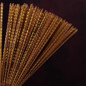 Suporte de Incenso Espiritual de Boa Qualidade, Ecológico e Aromático, em Formato de Cabaça Dourada Pequena, com Sabedoria Cósmica, para Uso Interno e Externo, Religioso - Product Image 4