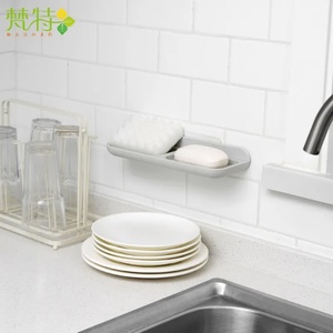 Porte-savon mural moderne double rangée sans perçage, de haute qualité, fabriqué en Chine, unique et décoratif pour salles de bain d'hôtels - Product Image 4