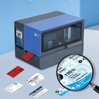 Imprimante de cartes PVC couleur unique à transfert thermique MASUNG MS-ZK650-M2, machine d'impression de cartes d'identité haute vitesse avec écran tactile