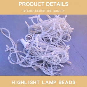 Mini guirnalda <span class=keywords><strong>de</strong></span> luces Led para exteriores, cadena <span class=keywords><strong>de</strong></span> luces <span class=keywords><strong>de</strong></span> malla, para bodas y vacaciones, 200 - Product Image 2