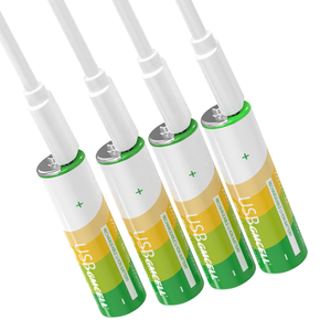 แบตเตอรี่ GMCELL แบบชาร์จไฟได้ผ่านพอร์ต Type-C 1.5V 2500mWh 3000mWh ซุปเปอร์ลิเธียม AA Li-on USB - Product Image 1