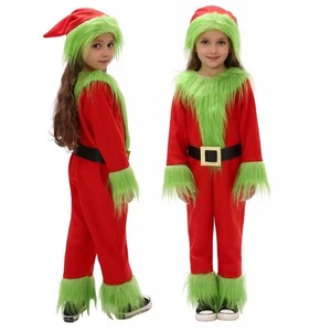 Disfraz de Cosplay de niñas <span class=keywords><strong>duende</strong></span> <span class=keywords><strong>verde</strong></span> de Navidad, tamaño infantil, película de TV, atuendo de actuación de Halloween, personaje festivo - Product Image 1