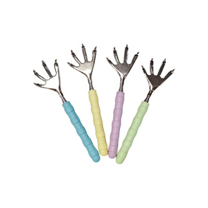 Stainless Steel Telescopic <b>Back</b> <b>Scratcher</b> 304 Grade Metal Alloy With Colored Handle For Self Use And Seniors - Product Image 1