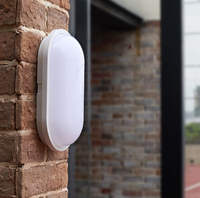 Lampe murale ultra-lumineuse étanche pour salle de bain, toilettes, cour, allée, escalier, balcon, résistante à l'humidité