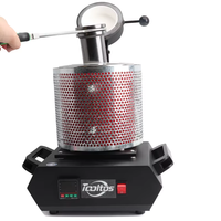 1kg 2kg 3kg Petit kit de four de fusion à induction en or, argent et cuivre Outil de fusion avec caractéristiques expérimentales de fusion de l'or