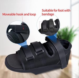 Chaussures post-opératoires carrées pour fracture du pied ou <span class=keywords><strong>de</strong></span> l'orteil, botte <span class=keywords><strong>de</strong></span> récupération post-chirurgicale à décompression <span class=keywords><strong>de</strong></span> l'avant-pied, cale post-chirurgicale - Product Image 2