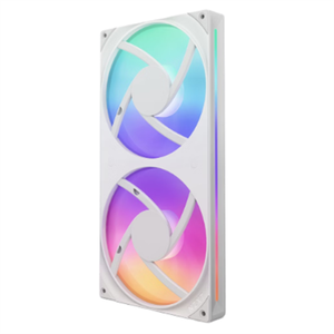 Vente en gros de refroidisseur de processeur <span class=keywords><strong>NZXT</strong></span> F280 <span class=keywords><strong>RGB</strong></span> Core White mm à châssis unique, ventilateur de tour pour jeux - Product Image 1