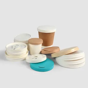 Senang02 Custom printing disposable take out food package 12oz paper coffee soup cup lids from china source factory supplier