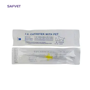 長期IV獣医カテーテル16g22ゲージ24g26g針引き込み