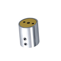 Accessoires de salle de bain en acier inoxydable 304 : Fixation de verre pour douche, connecteur de tuyau, bride, support d'angle, pince de suspension