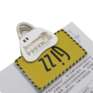 Imán para Refrigerador con Diseño de Bolsa de Metal Esmaltado, Recuerdo de Viaje de Francia, Castillo de Chenonceau - Product Image 6