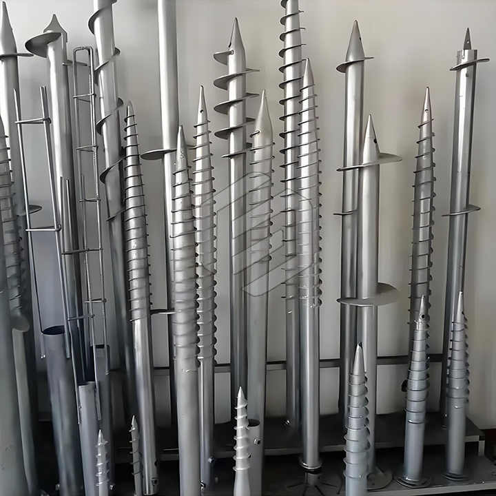 Supplied Galvanized Screw Blade Ground Pile for Solar Mounting System ...