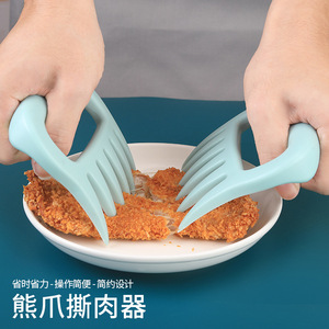 BBQ Accessories Meat <b>Shredder</b> Strong Pulled Pork BBQ Fork Bear Claw Fruit <b>Vegetable</b> Slicer Cutters Cooking Tools Tongs - Product Image 2
