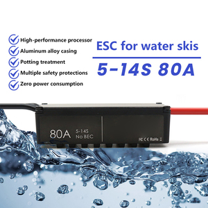 ESC 80A 5-14S sin BEC, Carcasa de Aleación de Aluminio para Esquí Acuático, Procesador de Alto Rendimiento, Múltiples Protecciones de Seguridad - Product Image 5