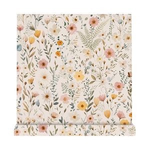 Creation of Time and Space Peel Stick Wallpaper Floral <b>Pattern</b> Self Adhesive Wall Stickers For Rental Rooms Pastoral Style - Product Image 3