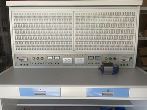 Equipo de Entrenamiento Eléctrico Metálico <span class=keywords><strong>para</strong></span> Electricistas, Banco de Trabajo Avanzado, Cableado de Circuitos Eléctricos, Control de Motores - Product Image 4