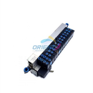 Barre de support d'origine G2.335.015 VIMP-<span class=keywords><strong>2000</strong></span>-12 <span class=keywords><strong>CPL</strong></span> M2.184.1201 Cylindre pneumatique 12 trous pour unité de valve Heidelberg SM52 Pièces <span class=keywords><strong>CPL</strong></span> - Product Image 1