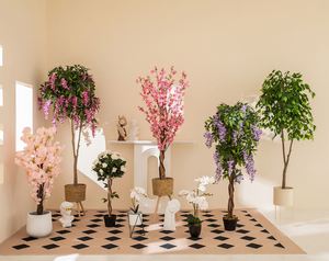 Palmera Artificial de Plástico Ecológica de Estilo Nórdico y Tropical, Planta en Maceta con Hojas Altamente Realistas para Uso en Interiores/Exteriores - Product Image 4