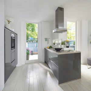 NICOCABINET Moderno Inteligente Impermeable Madera Gris Brillo Laca <span class=keywords><strong>Cocina</strong></span> con Accesorio de <span class=keywords><strong>Cocina</strong></span> - Product Image 5